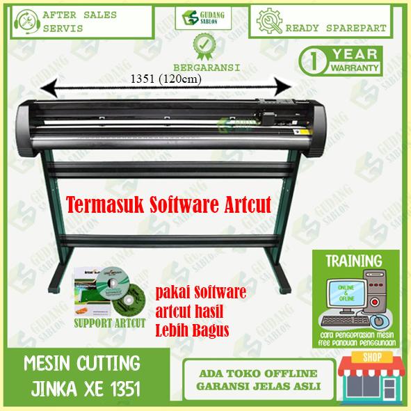 Gambar MESIN CUTTING JINKA 1351 // SOFTWARE ARTCUT - PAKAI ARTCUT dari GUDANG SABLON DIGITAL undefined Tokopedia