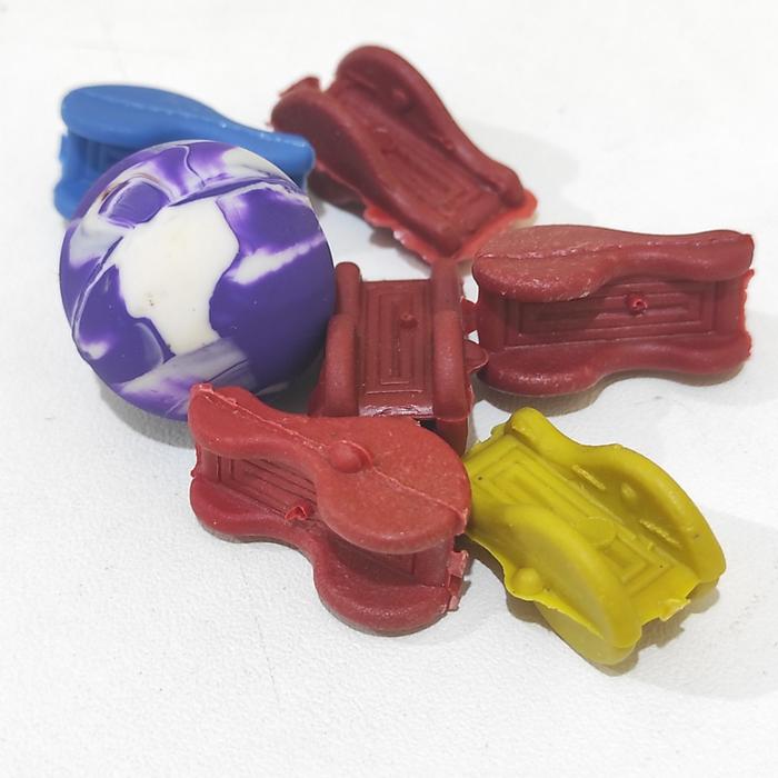 Gambar Bekel set bola dan 5 biji dalam kemasan cup cantik - bekel plastik dari MAINAN JADULKU undefined Tokopedia