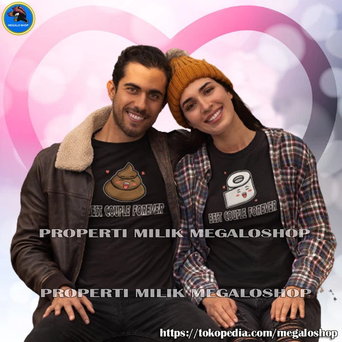 Gambar Baju Kaos Couple Pasangan Cute Pacar Cople Kapelan Poop Toilet Paper - Hitam, M & M dari megaloshop88 undefined Tokopedia