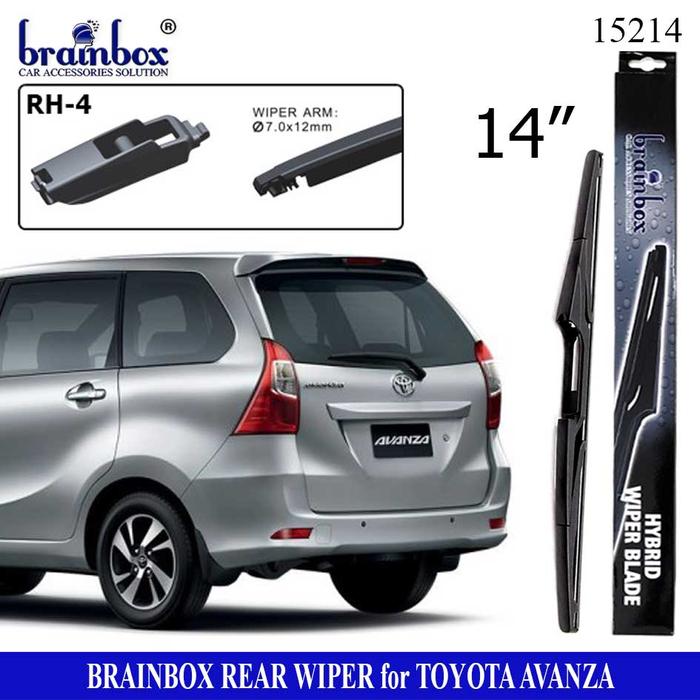 Gambar HIGH QUALITY Rear Wiper Blade Avanza Xenia Wiper Belakang Kaca Mobil - 2011-2021 dari Brainbox Car and Home undefined Tokopedia