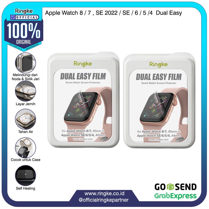 Ringke Apple Watch Screen Guard 40mm Apple Watch 9/8/7 (41mm) 4/5