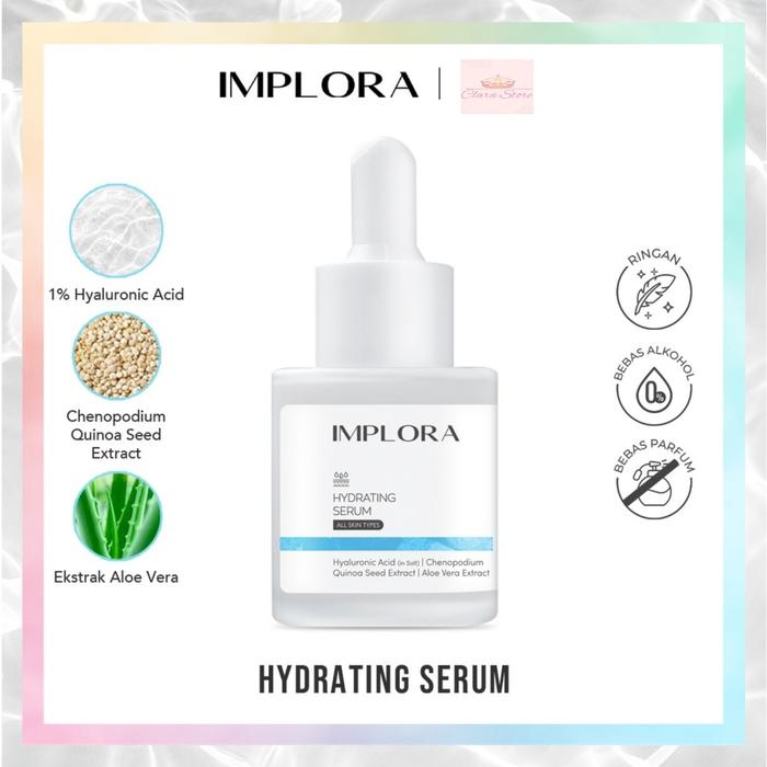 Gambar IMPLORA Serum 20ml - Hydrating dari ClaraStore_2020 undefined Tokopedia