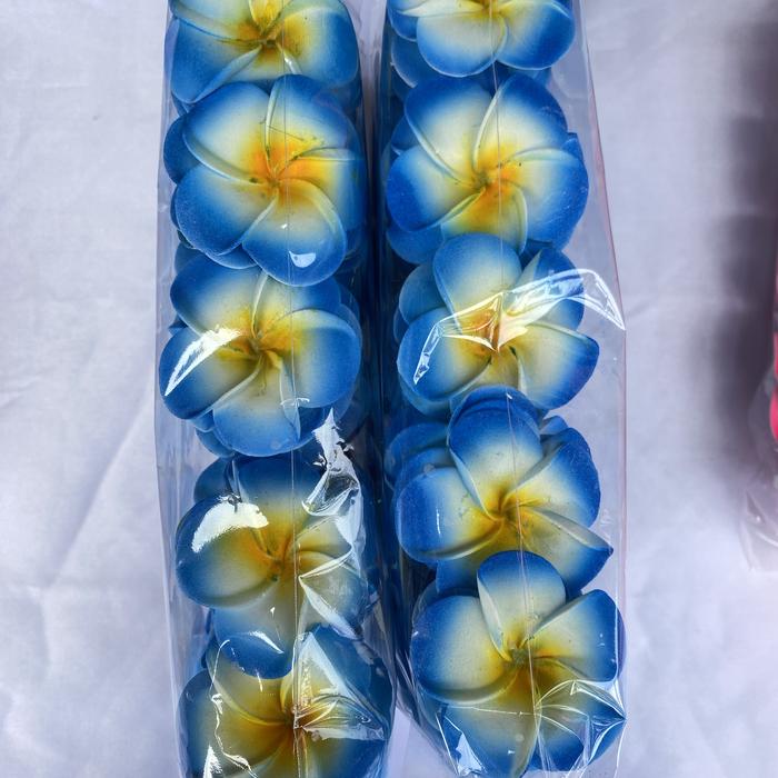 Gambar BUNGA KAMBOJA BALI spond 5cm - Biru dari shankara sukawati undefined Tokopedia