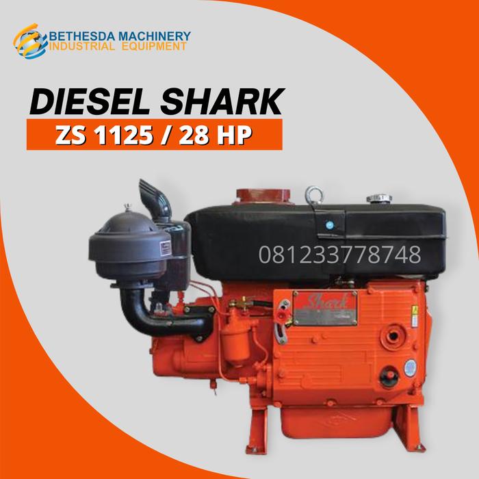Gambar Diesel Penggerak Shark 28 Hp / Diesel Engine 28 PK ZS1125 Serbaguna - Dengan Tangki dari Distributor Mesin Surabaya undefined Tokopedia