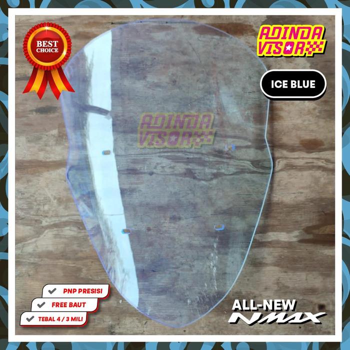 Gambar Windshield/Visor Motor Yamaha Nmax All New Type Standard Thailand - Ice Blue, 3 Mili dari ADINDA VISOR undefined Tokopedia