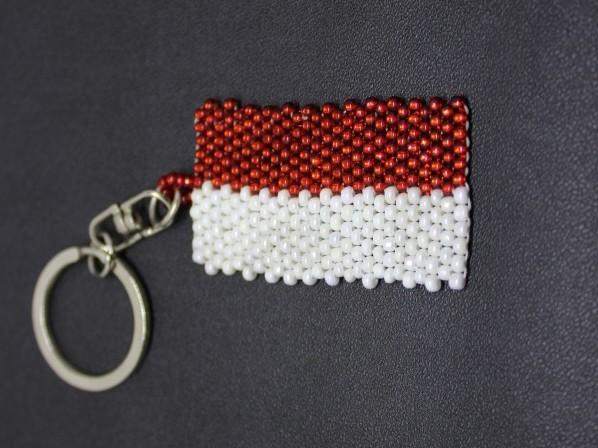 Gambar Gantungan kunci bendera negara Asia - Indonesia dari Sauyunan Handicraft undefined Tokopedia