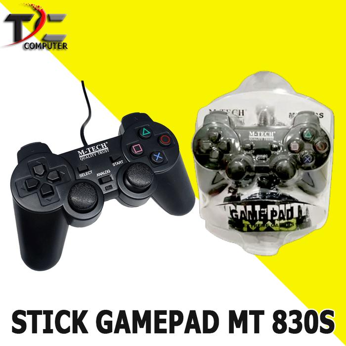 Gambar M-Tech Gamepad Double Getar Black - Stick PC/ Laptop - SINGLE dari TECH COMP JAYA undefined Tokopedia