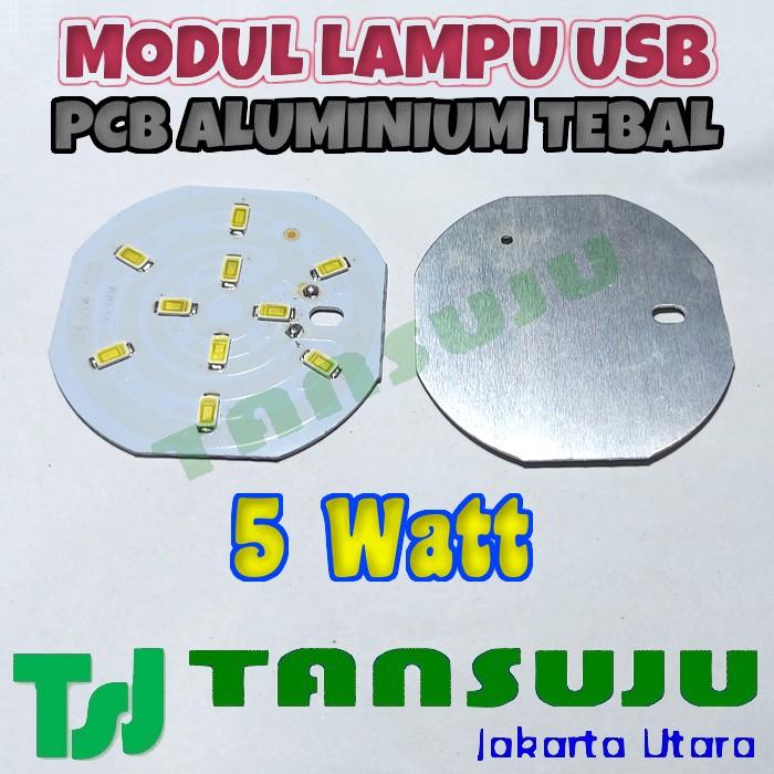 Gambar Modul Lampu USB Emergency DC 3V - 5V 5W 7W 5 Watt 7 Watt PCB Aluminium - 5 Watt dari TANSUJU undefined Tokopedia