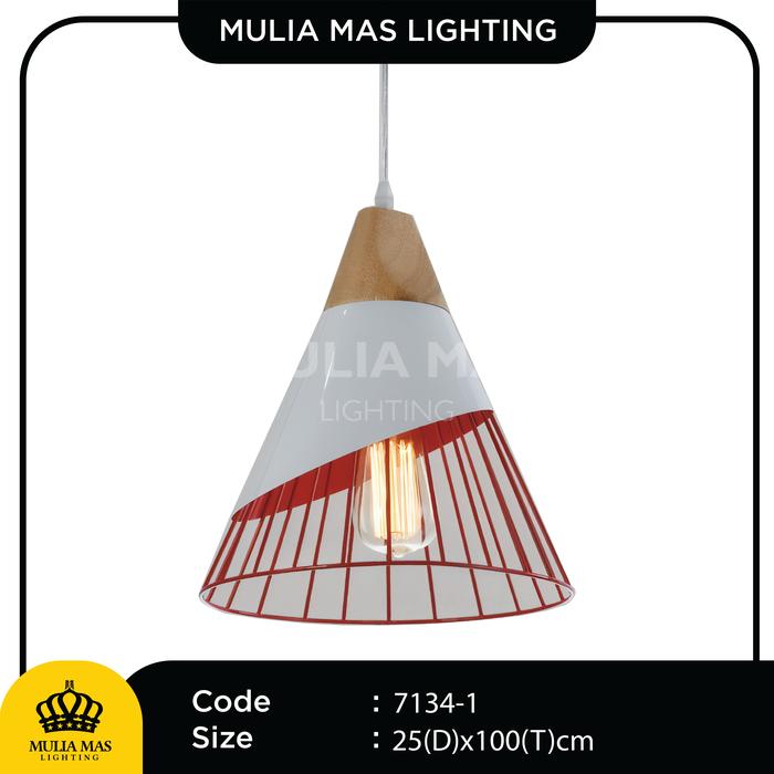 Gambar Lampu Gantung Hias Bentuk Segitiga Simple Ruang Tamu/Cafe Terbaru 7134 - 1, multicolor dari Mulia Mas Lighting_NEW undefined Tokopedia