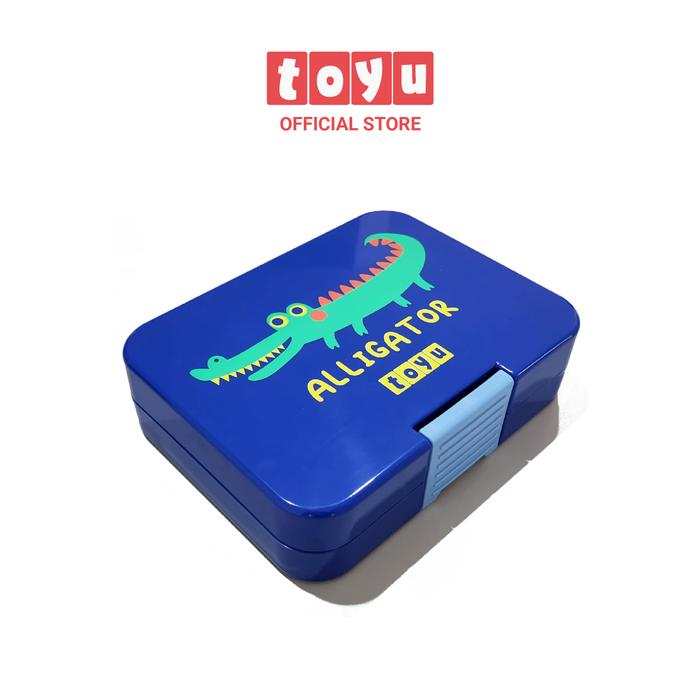 Gambar Toyu Bento Box Kotak Makan Kotak Bekal Lunch Box Food Grade Material - Navy Alligator dari Toyu Indonesia undefined Tokopedia