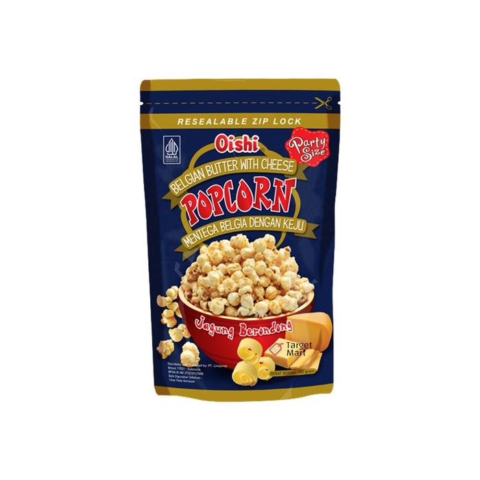 Gambar Oishi Popcorn Kemasan Pouch Berbagai Varian Pilih Rasa - Belgian Butter dari Target Mart undefined Tokopedia