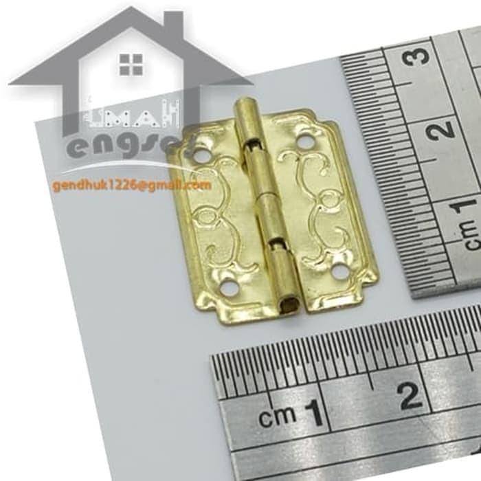 Engsel Mini Jual +Skrup Engsel mini ornament L19xT24 mm A.R02a Engsel antik untuk ...