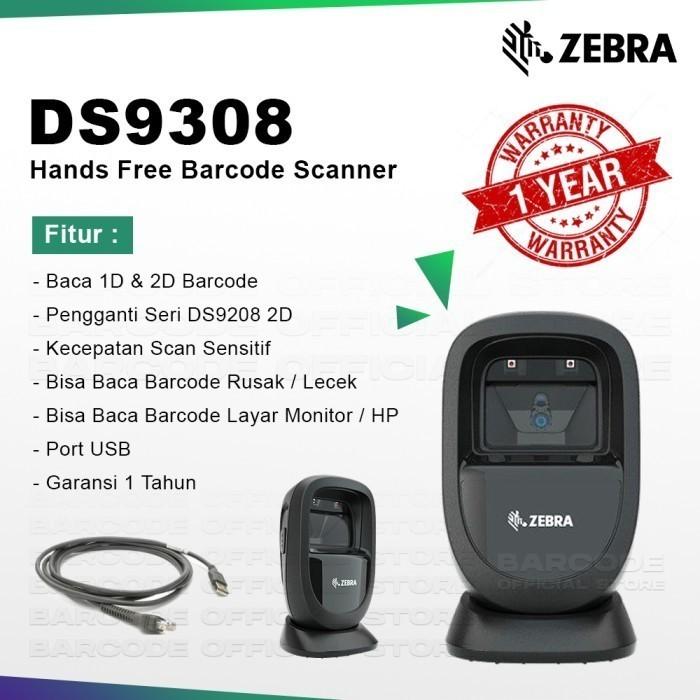 Gambar 2D Barcode Scanner Motorola Zebra Symbol DS9208 / DS 9208 ( Imager ) - DS9308 dari Barcode Store Solutions undefined Tokopedia