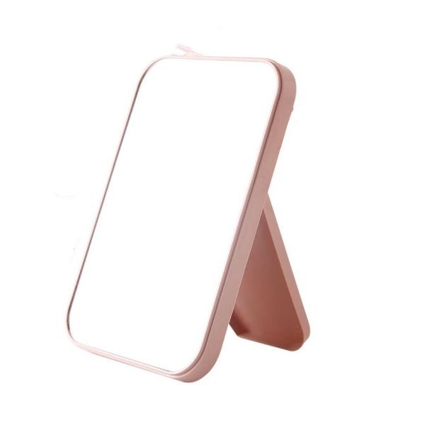 Gambar Cermin Lipat Persegi Portable / Standing Beauty Mirror Kaca Duduk Untuk Rias Makeup Wajah - Pink, Kecil dari Fiil Collection undefined Tokopedia