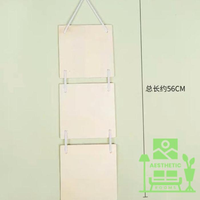 Gambar Diy papan gambar kayu - diy wooden frame - papan mewarnai - prakarya - Kecil dari Aesthetic Rooms undefined Tokopedia