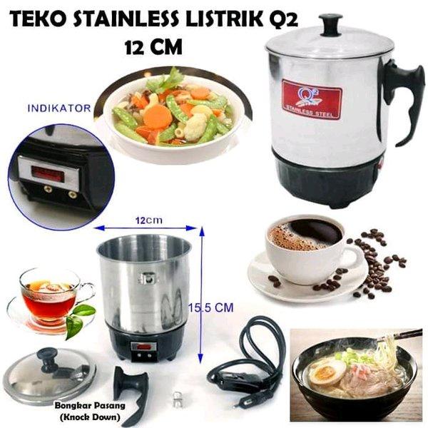 Gambar MUG LISTRIK PEMANAS AIR 11CM/12CM/13CM/14CM/15CM - 12cm dari Eka jaya88 undefined Tokopedia