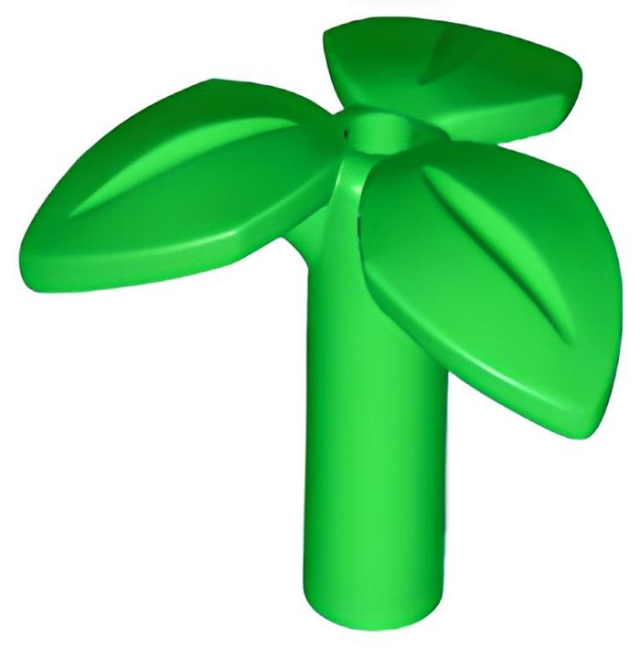 Gambar LEGO Part 37695 Plant Stem with 3 Leaves on Bar bright green dari @UC SHOP undefined Tokopedia