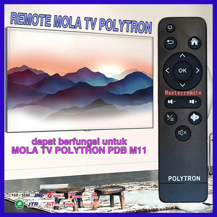 Gambar REMOT REMOTE STB POLYTRON ANDROID MOLA TV dari Masterremote undefined Tokopedia