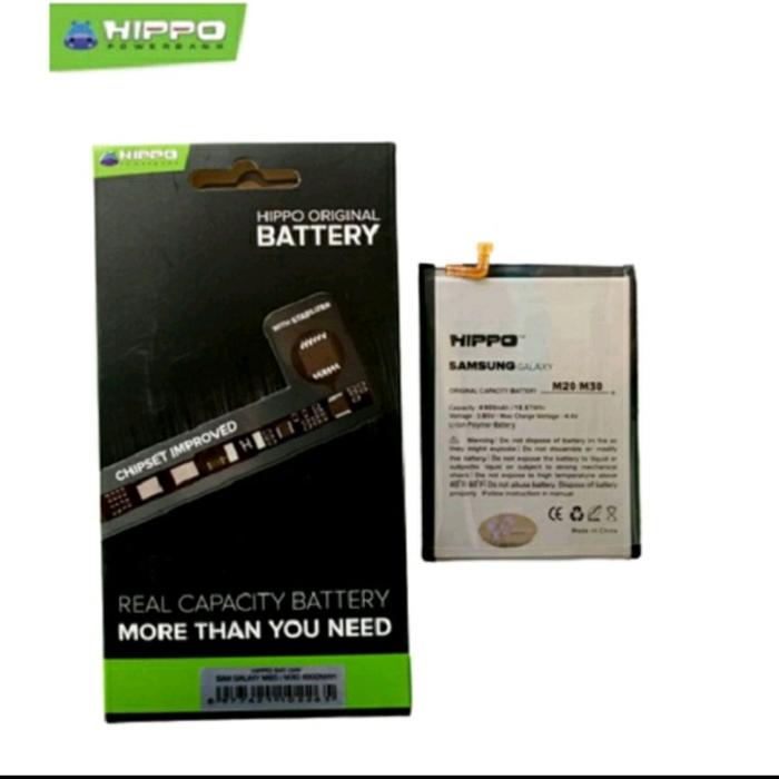 Baterai Batrai Battery Hippo Samsung Galaxy M20m30 Batre Original