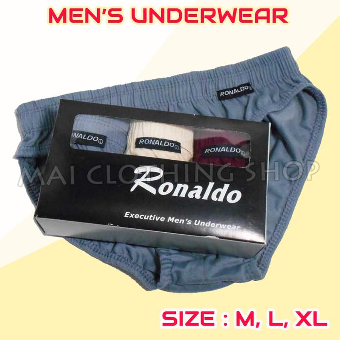 Gambar Celana Dalam Pria / CD Pria RONALDO (GROSIR 1dus isi 3pcs) dari Mai Shop Tokopedia undefined 4 Tokopedia