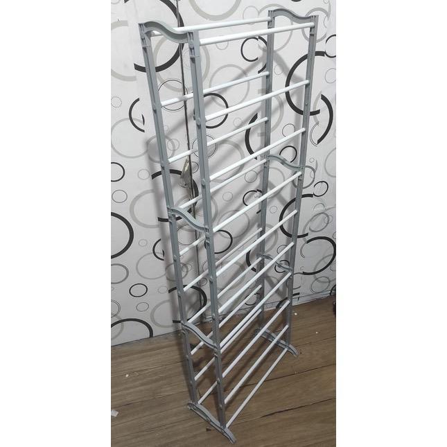 Gambar SHENAR, RAK AMAZING BISA UNTUK RAK JILBAB / RAK SEPATU / RAK SEPATU AMAZING / RAK AMAZING SERBAGUNA - Abu-abu dari PAYUKABE undefined Tokopedia