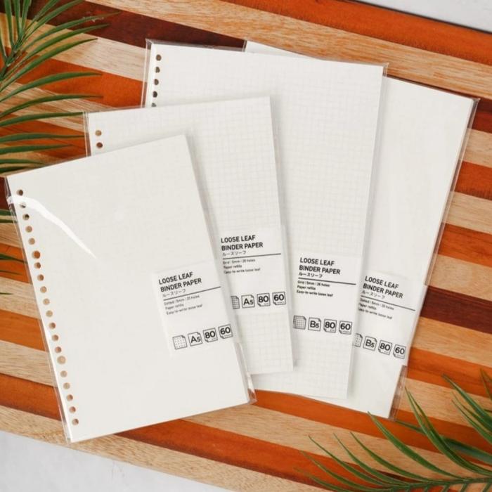 Gambar LOOSE LEAF A5 / KERTAS FILE ISI BINDER - ISI 50 LEMBAR, TITIK dari Nischan27 undefined Tokopedia