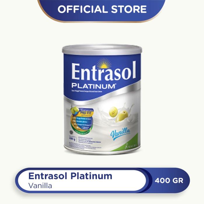 Gambar ENTRASOL senior entrasol platinum 400gr kaleng - Vanila dari Galaxy Susu undefined Tokopedia