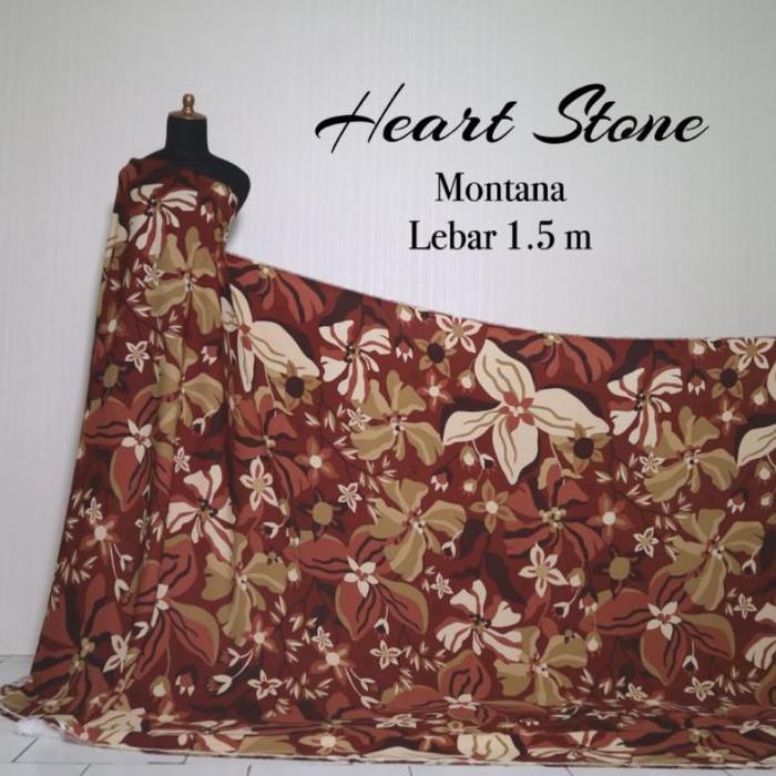 Gambar bahan kain gamis montana | kain eceran dan meteran - Heart stone dari -Elisa- undefined Tokopedia