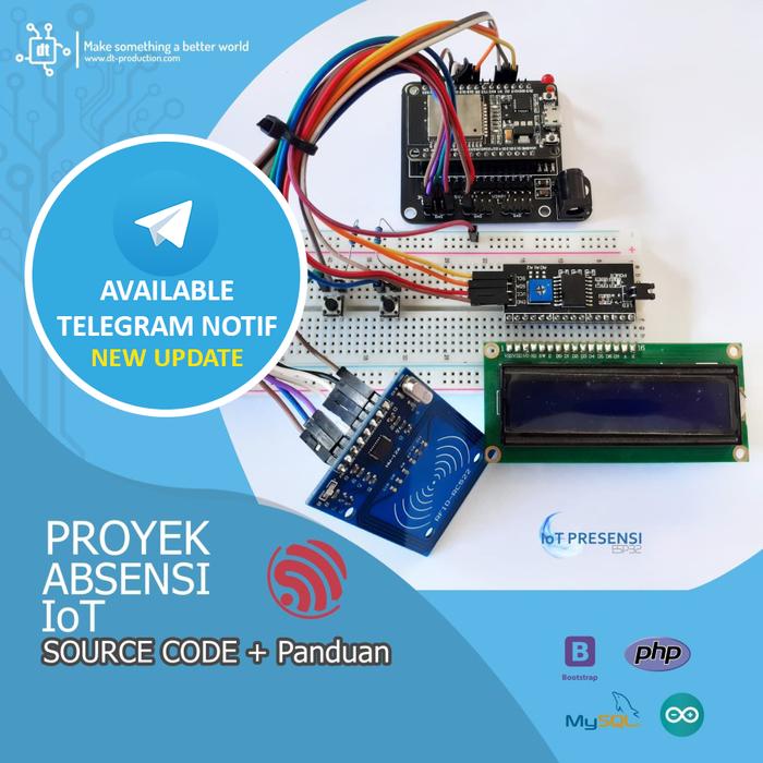 Gambar Absensi Presensi IOT ESP32 RFID Lengkap Dengan Website Responsive - Versi 1 dari DT Production undefined Tokopedia