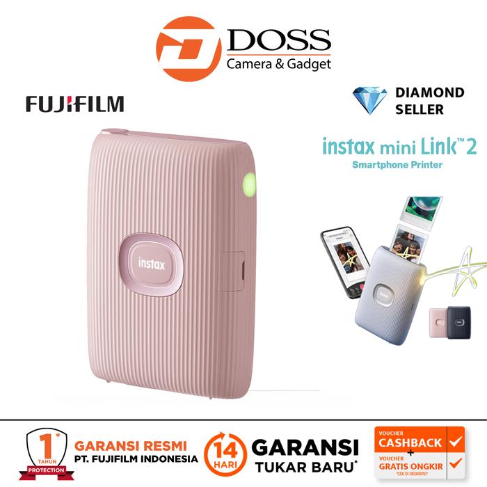Gambar Fujifilm Instax Mini Link 2 Smartphone Printer - Soft Pink dari DOSS Camera & Gadget undefined Tokopedia