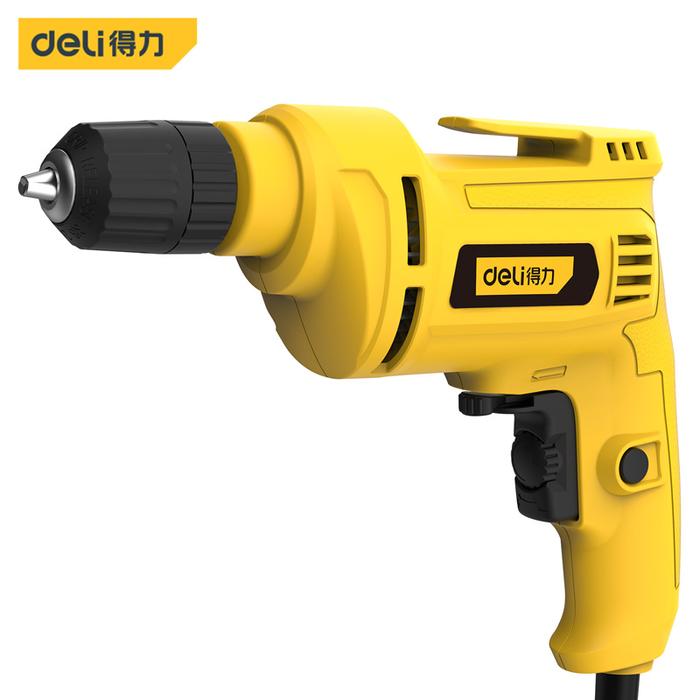 Gambar Deli Hand Electric Drill 220V / Mesin Bor Listrik 10MM/500W DL601500 - Tanpa Mata Bor dari Deli Tools Official undefined Tokopedia