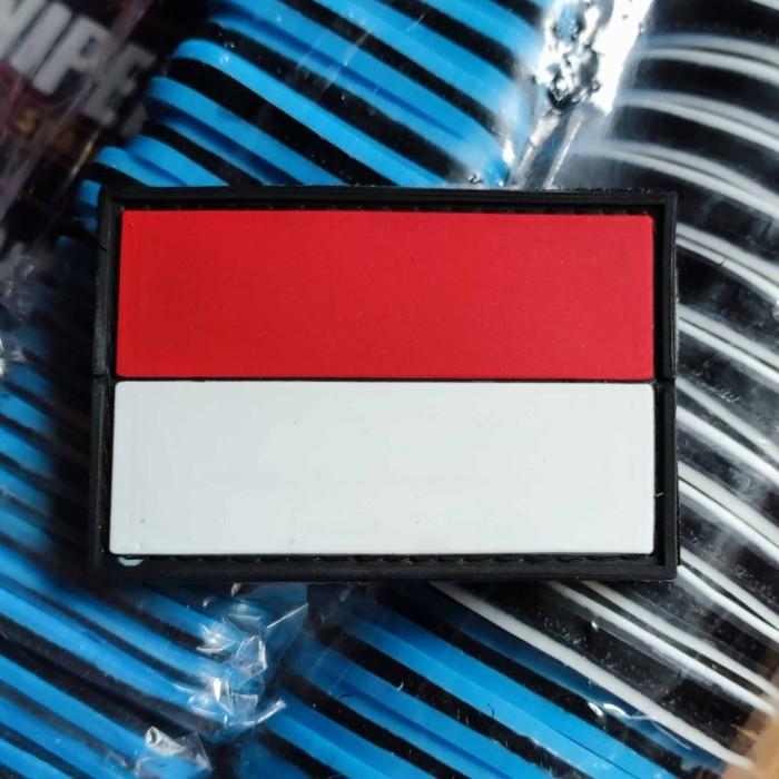 Gambar Rubber Patch Logo Emblem Patch Rubber Tactical Emblem - MERAH PUTIH dari MBS Tactical Store undefined Tokopedia