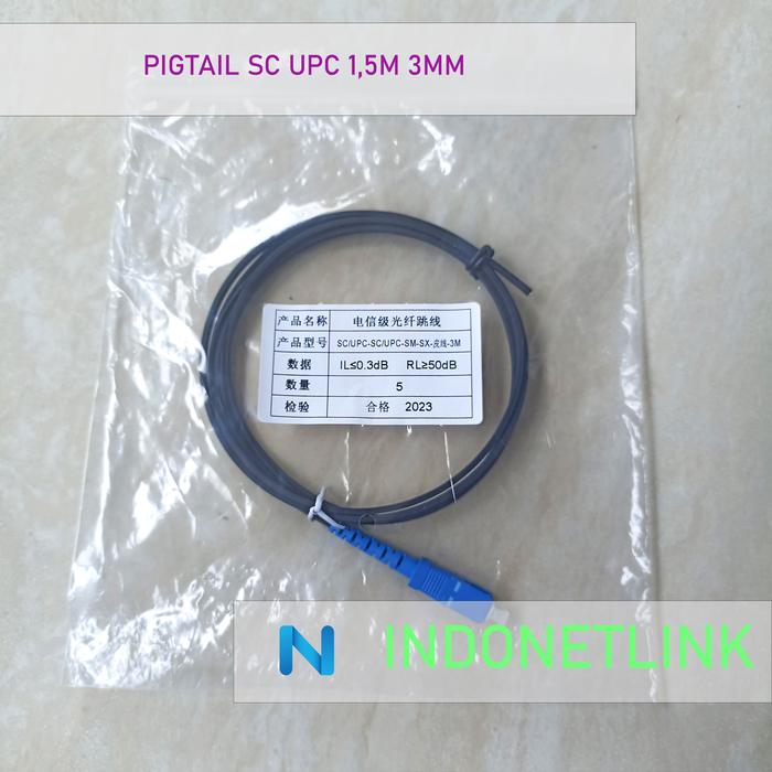 Jual PIGTAIL HITAM SC UPC 1,5M 3MM - Kab. Bangkalan - Indo Netlink ...