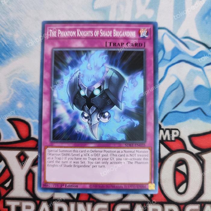Jual yugioh the phantom knight shade of brigandine SDBT common original ...