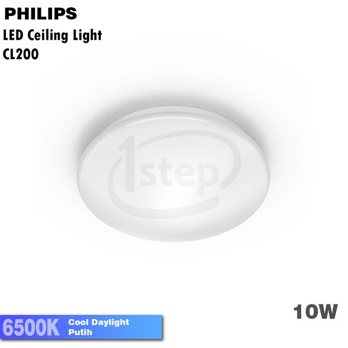 Gambar Lampu Plafon LED Philips CL200 10 Watt Ceiling Light - Putih dari 1Step Store undefined Tokopedia