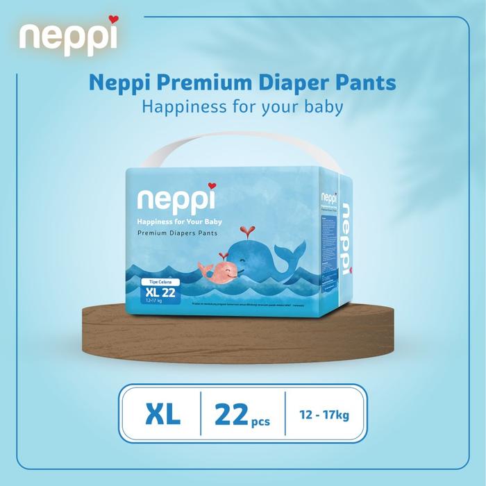 Gambar Neppi Baby Diaper Premium Pants / Diapers sikecil / pampers - XL dari Mommy el stores undefined Tokopedia