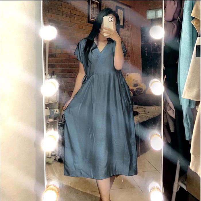 Gambar Daster Kimono Jumbo - Dark Grey dari MarS_Moe undefined Tokopedia