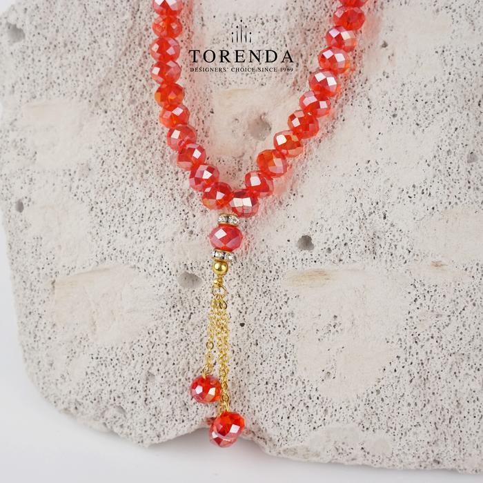Gambar Torenda Tasbih Muslim Wear Ramadhan Collection - Merah Emas dari Torenda undefined Tokopedia