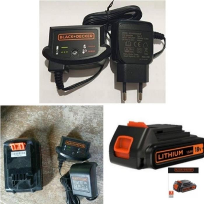 Jual Charger adapter cas battery 18V 20V Black