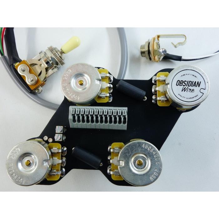 Jual wiring set gitar obsidian les paul tradisional vintage 50s