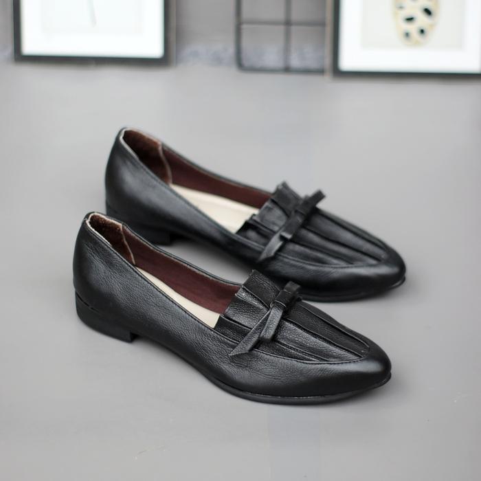 Gambar sepatu wanita kulit asli garut casual CITRA Sepatu Formal Cewek Elegan - Hitam, 36 dari Marbelincstore undefined 5 Tokopedia