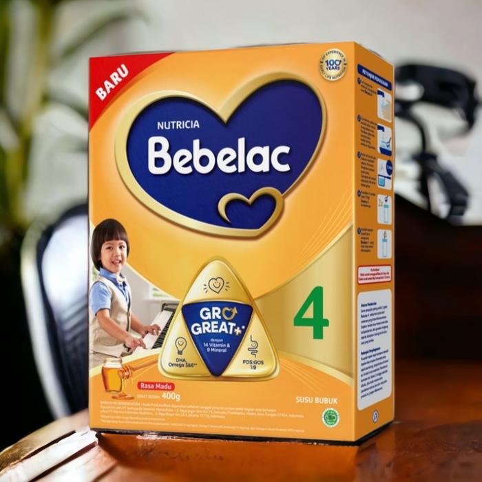 Gambar Bebelac 4 Susu Pertumbuhan Anak 3-5 Tahun Madu 400 gr dari AYEmart undefined Tokopedia