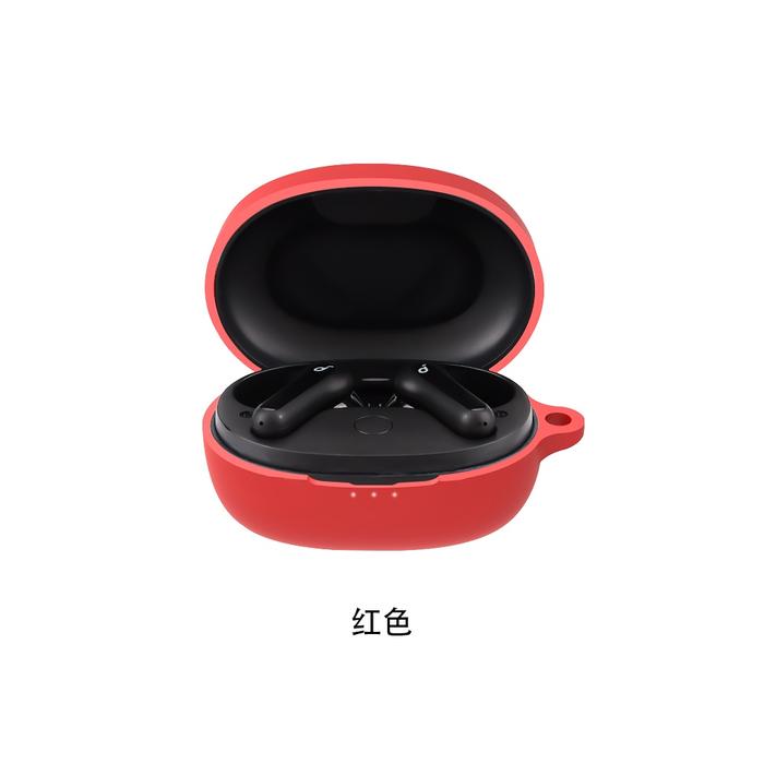 Gambar Soft Case Silikon TWS Anker Soundcore Life P2 Mini + carabiner - Merah dari Crecent Cell Store undefined Tokopedia