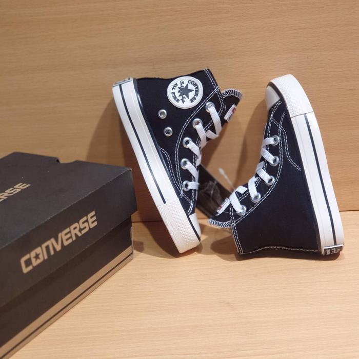 Gambar Sepatu Sekolah Hitam Converse Sepatu Anak Sekolah Sd Sepatu Canvas - Hitam Tinggi, 31 dari CHELSEASTORE112 undefined Tokopedia