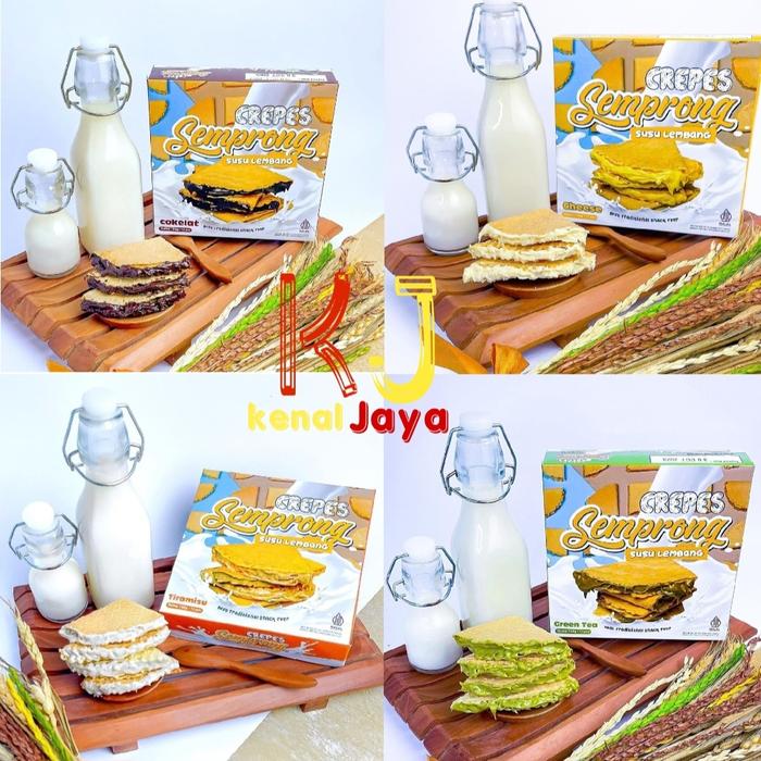 Gambar CREPES Semprong Susu Lembang / Love Semprong - CREPES Strawber dari Kenal Jaya_NEW undefined Tokopedia