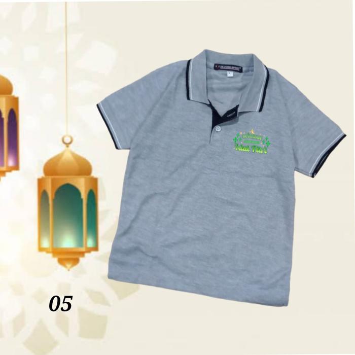 Gambar Baju Kaos Hari Raya Lebaran Idul Fitri Anak laki-Laki Usia 3-11 tahun - Abu Muda(05), Idul Fitri=XL dari MASTER WATCH99 undefined Tokopedia