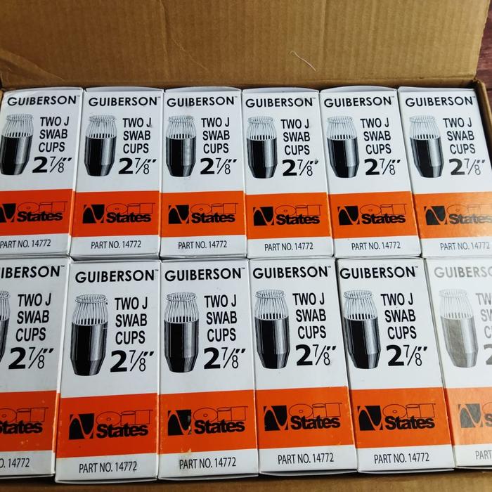 Jual RUBBER GUIBERSON TWO J SWAB CUPS 27/8" PN 14772 ( Harga 1 box/isi