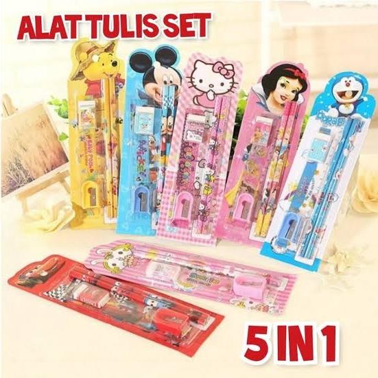 Gambar Alat Tulis Anak Set Karakter Lucu / Alat Tulis Murah - Doraemon dari Nlshop2387 undefined Tokopedia