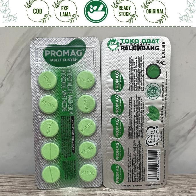 Gambar Kualitas No. 1 PROMAG 10 TABLET KUNYAH OBAT SAKIT MAAG DAN KEMBUNG dari Adi kerang undefined Tokopedia