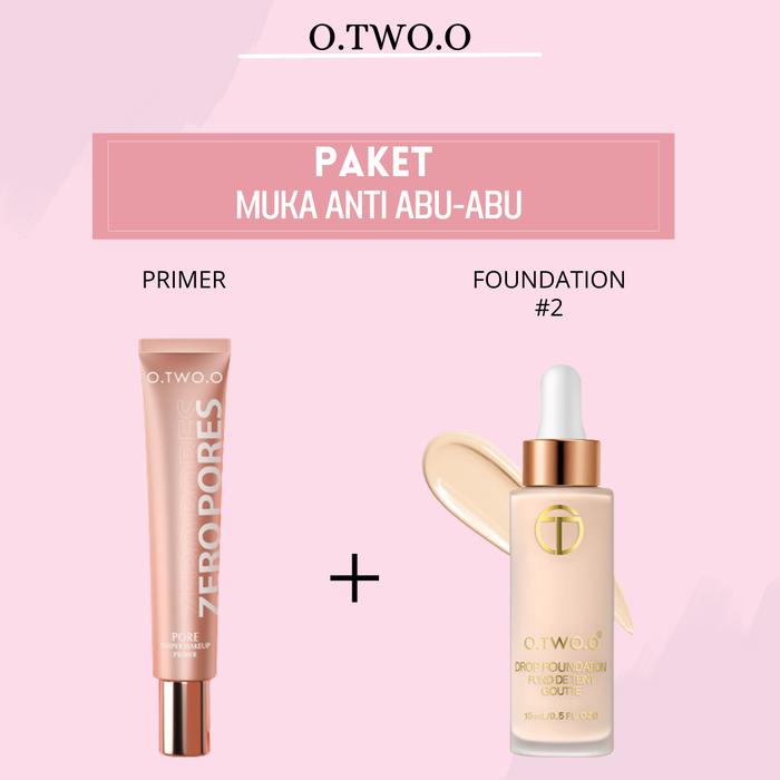 Gambar OTWO.O Paket Wajah Anti Abu-abu Primer Foundation Liqbulshon - Set 1 dari Otwoo.idn undefined Tokopedia